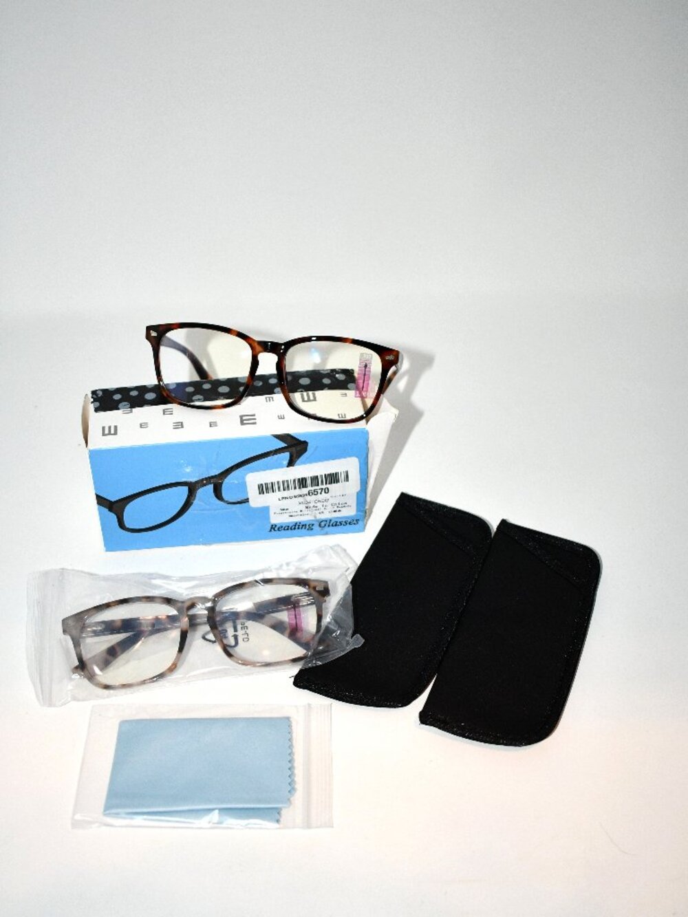 Progressive Multifocal Reading Glasses 2 Pack +1.00 Tortoise Readers New  Condit